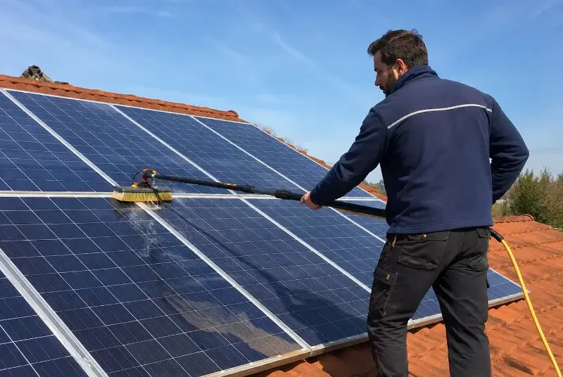 Nettoyage et entretien de panneaux solaires à Plougoumelen